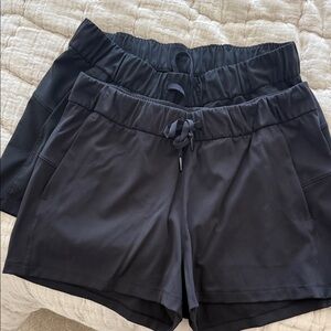 Lululemon Women's Black Shorts - 2 pair